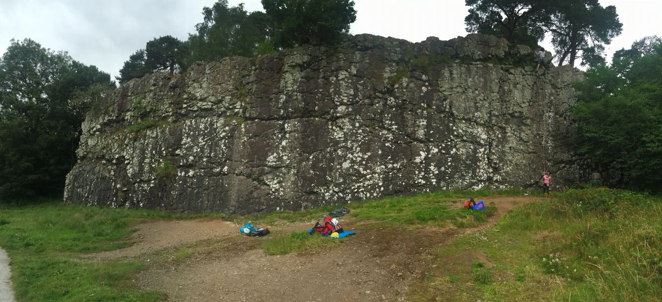 Climbing / Abseiling @ Benny Beg